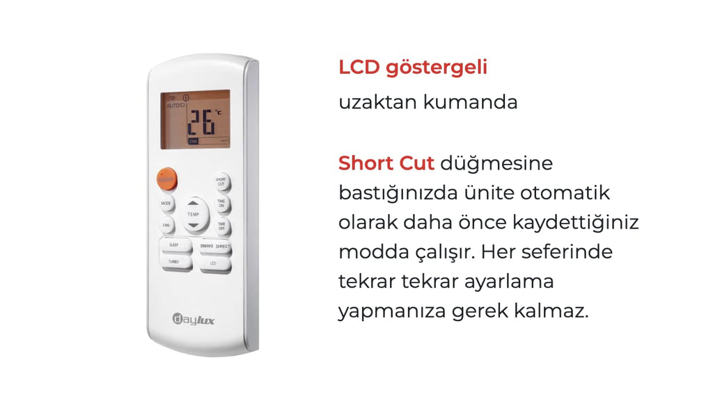 DAİKİN Klima | Daylux (9000-12000-18000-24000 BTU/H) (3 YIL TAM GARANTİ)