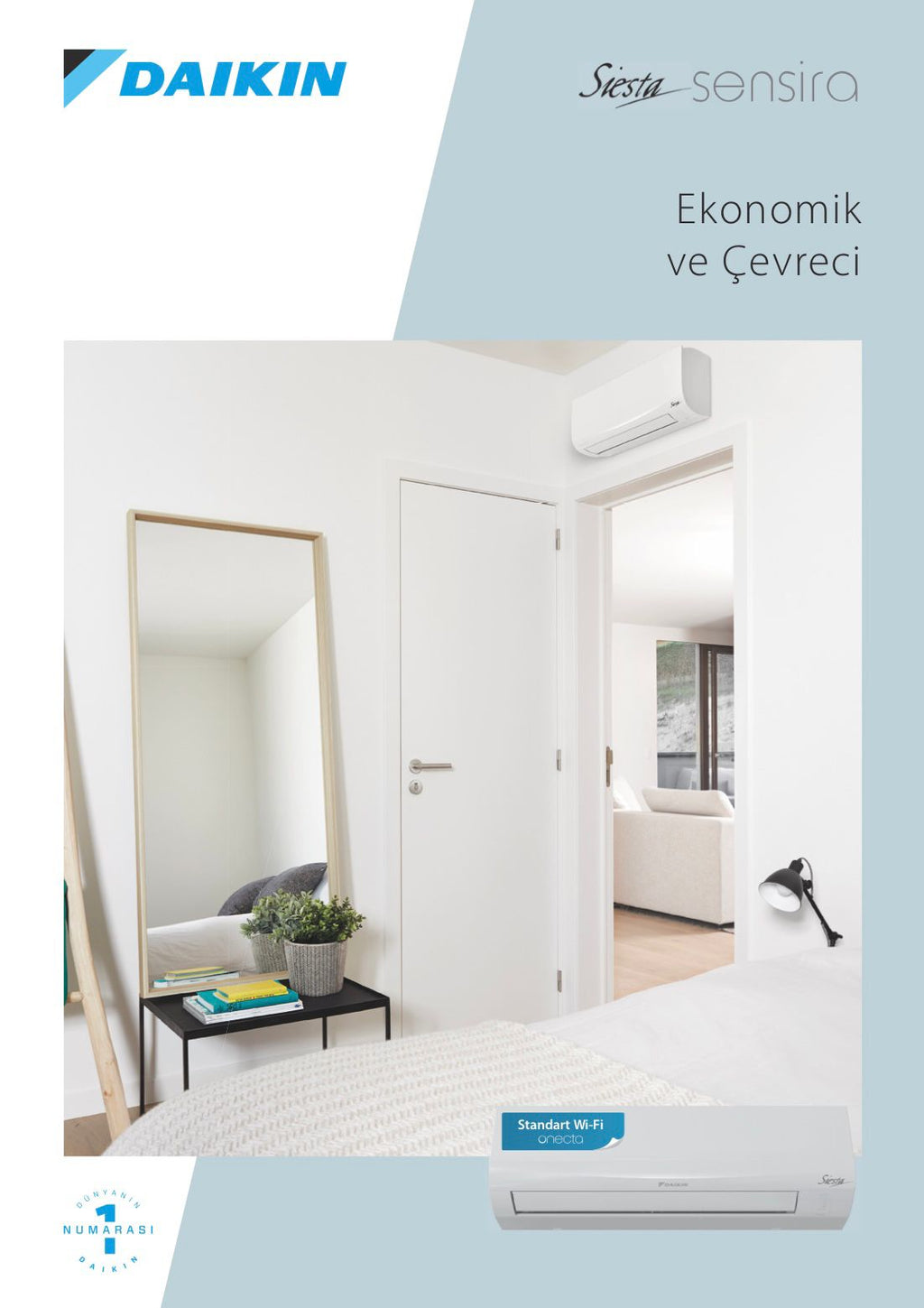 DAİKİN Klima | Siesta Sensira (9000-12000-14000-18000-24000 BTU/H) (3 YIL TAM GARANTİ)