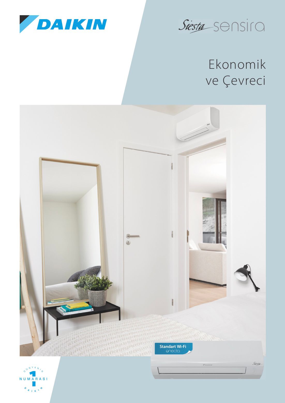 DAİKİN Klima | Siesta Sensira (9000-12000-14000-18000-24000 BTU/H) (3 YIL TAM GARANTİ)